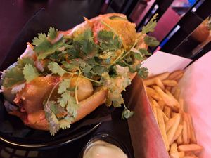 Fried tofu bahn mi at Banh Banh in Copenhagen