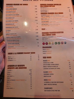 Menu April 2025 at Mercifab in Saint-ouen-sur-seine