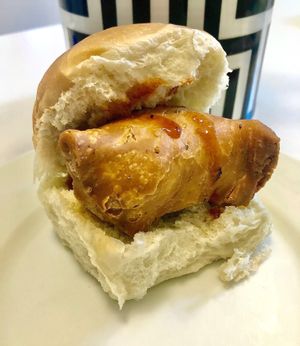 Samosa pav at Mumbaikar's - Studio City in Dubai