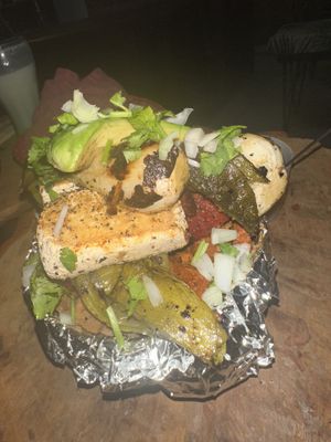 Molcajete de no carnes   at Veggie Sweet Point in Mexico City