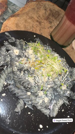 Pasta de menú especial.  at Veggie Sweet Point in Mexico City