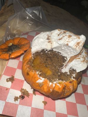 Muffin pumpkin spice .  at Veggie Sweet Point in Mexico City