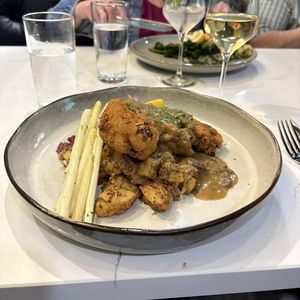 Cauliflower Jagerschnitzel  at The Huntsman in Tallahassee