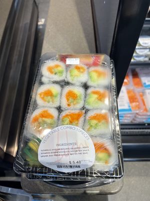 Vegetable combo roll (vegan)  at Common Ground Co-op in Urbana