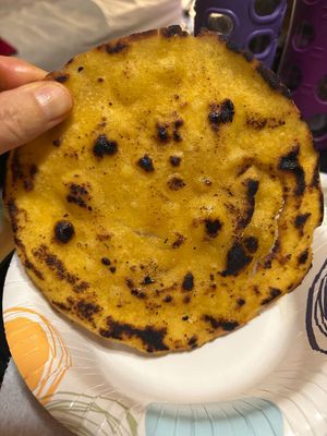 Makki ke Roti at Lazeez Indian in Wake Forest