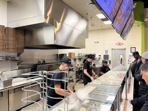 Production line   at Pieology in Winter Garden