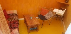 Cosy upstairs seating at Lui's By The Park in Tynemouth