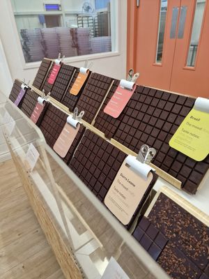 Chocolate Bars at Darkroom Chocolate in North Walsham