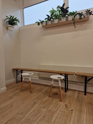 Lovely interior at Darkroom Chocolate in North Walsham