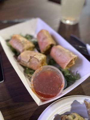 Spring rolls   at XO in Swansea