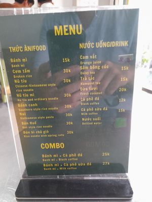 Menu at Chay Vegan Family - Hệ thống ẩm thực Chay in Ho Chi Minh City