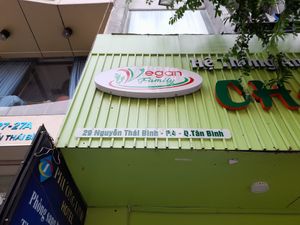 Outside sign at Chay Vegan Family - Hệ thống ẩm thực Chay in Ho Chi Minh City