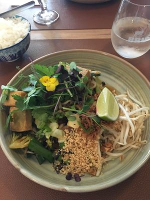 Pad thai with tofu at Paaksoi in Antwerpen