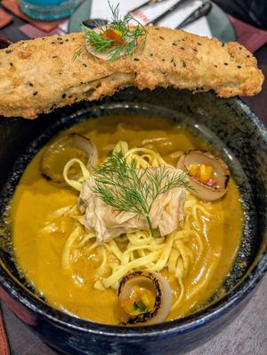 Khao Soi at Vegan Pranakhon in Bangkok