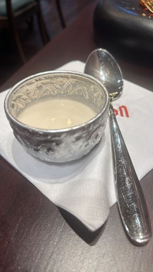 Soy milk (because the food was so spicy)   at Vegan Pranakhon in Bangkok