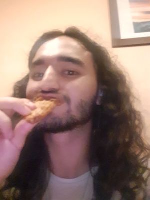 Banana fritters - 8/10 better with chutney than syrup at Vegan Pranakhon in Bangkok