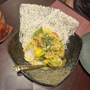 Tofu Curry at Vegan Pranakhon in Bangkok