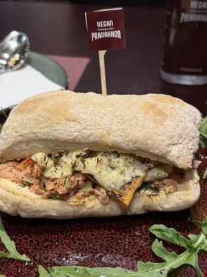 Tuna Melt   at Vegan Pranakhon in Bangkok