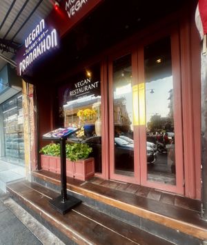 Entrancee  at Vegan Pranakhon in Bangkok