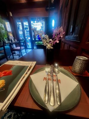 Inside  at Vegan Pranakhon in Bangkok
