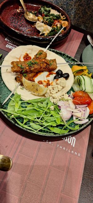 'Lamb' kofta at Vegan Pranakhon in Bangkok