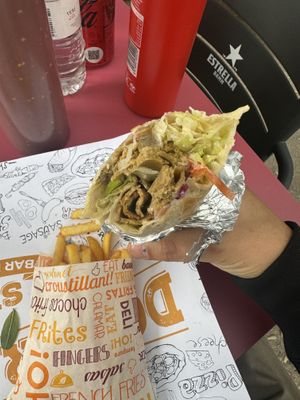 seitan dürum   at Doner Kebab Show in Barcelona