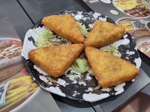 Hashbrowns at Doner Kebab Show in Barcelona