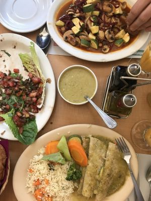 I at Los Vegetarianos in Mexico City