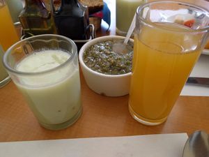 Drinks at Los Vegetarianos in Mexico City