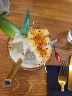 Pineappel-Chilli-Magarita at Green Gold Café in Langballig