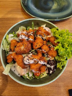 BBQ- Cauli Flower Salad at Green Gold Café in Langballig