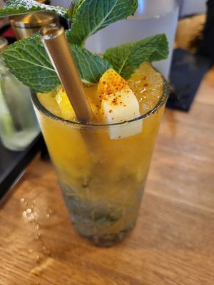 Spicy Mango Mojito at Green Gold Café in Langballig