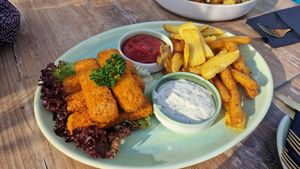 Kindermenü Vish Friends at Green Gold Café in Langballig