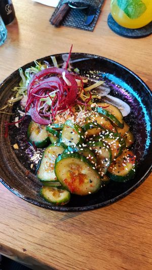 Cucumber salad at My Mem in Hannover