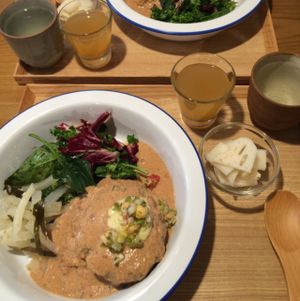 vegan food at Cook and Book 쿡앤북 in Seoul