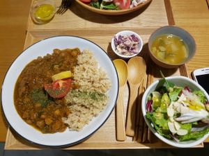 Chickpea Curry at Cook and Book 쿡앤북 in Seoul