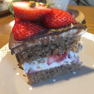 strawberry delight at Cook and Book 쿡앤북 in Seoul
