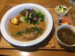 love of my life.... oh I mean hamburger with rice at Cook and Book 쿡앤북 in Seoul