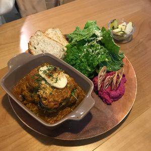 Eggplant Lasagna at Cook and Book 쿡앤북 in Seoul