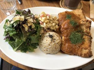 Katsu curry  at Cook and Book 쿡앤북 in Seoul