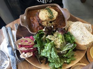 Eggplant lasagna  at Cook and Book 쿡앤북 in Seoul