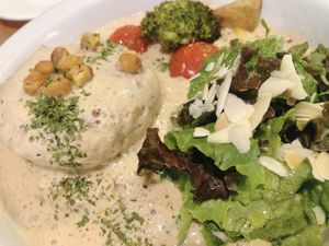 Too much sauce... at Cook and Book 쿡앤북 in Seoul