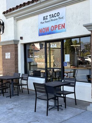 Front of restaurant   at BZ Taco in Redlands