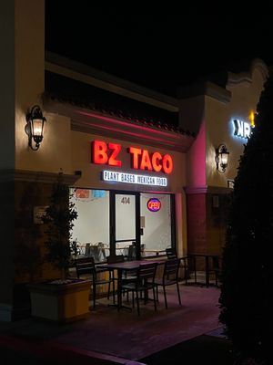Storefront at BZ Taco in Redlands