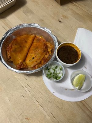 Quesabirria tacos at BZ Taco in Redlands