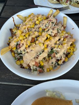 Esquite fries  at BZ Taco in Redlands