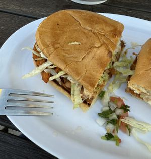 Torta de pastor  at BZ Taco in Redlands