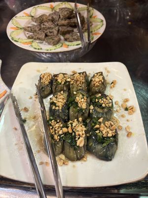 Vegan sausage pattiess  at Nhà Hàng Buffet Chay An Lac in Hanoi