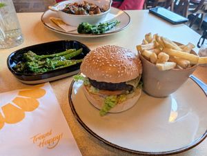 Moving Mountains burger at Brightside in Stretton