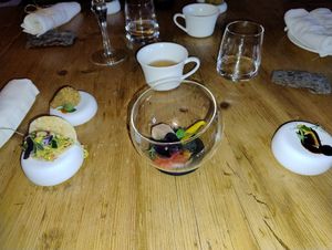 This was a complementary starter from the chef at STUA DA LEGN in Livigno